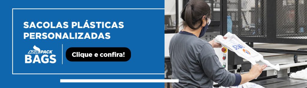 Sacolas plásticas personalizadas